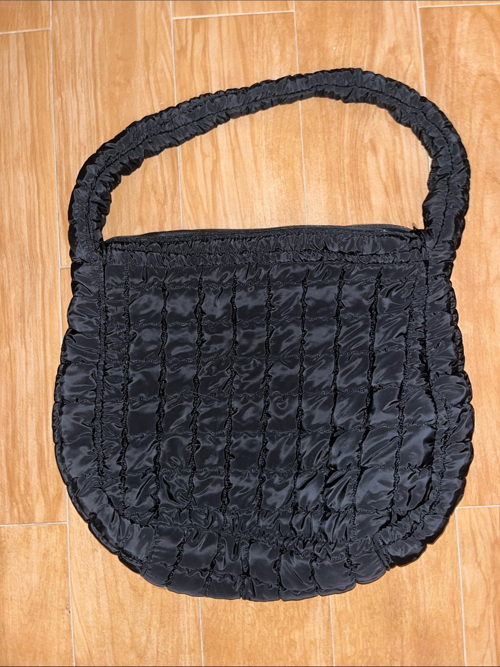 Wild Fable Black Bubble Quilted Shoulder Bag - Classic Everyday Tote